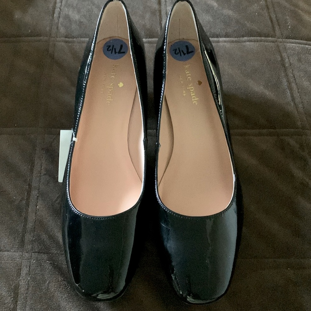 *NEW* Kate Spade ♠️ Black Patent leather pumps